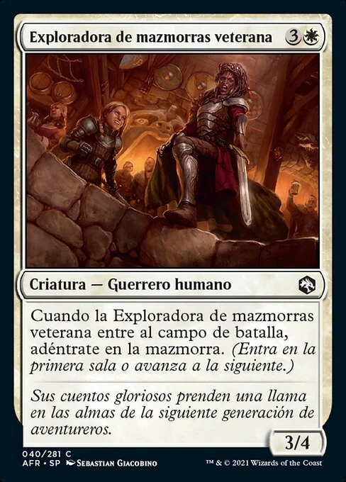 Exploradora de mazmorras veterana