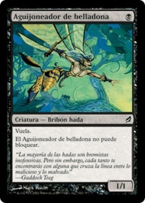 Aguijoneador de belladona