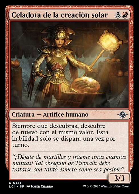 Celadora de la creación solar