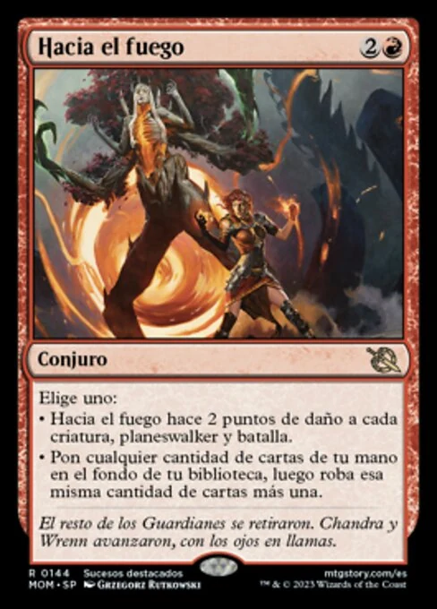 Hacia el fuego