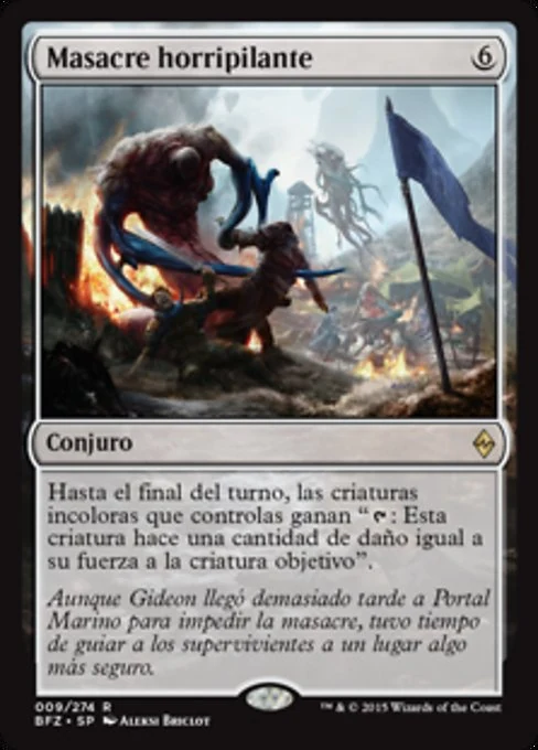 Masacre horripilante