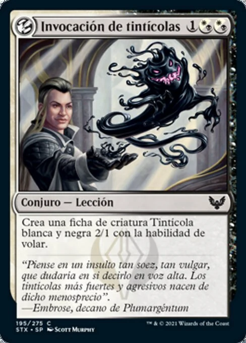 Invocación de tintícolas