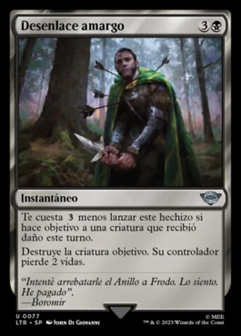 Desenlace amargo
