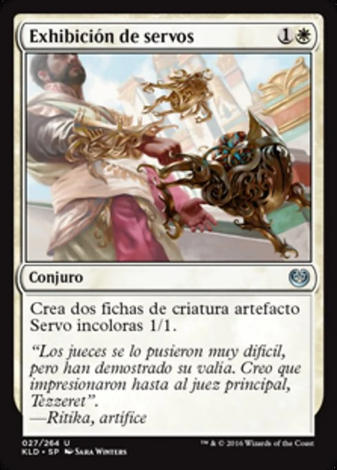 Exhibición de servos
