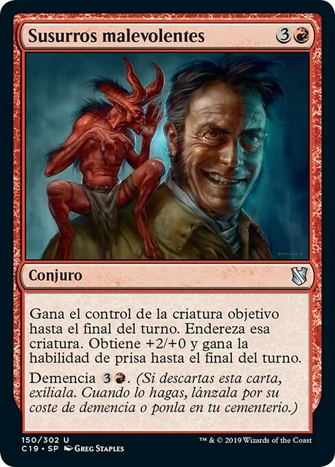 Susurros malevolentes