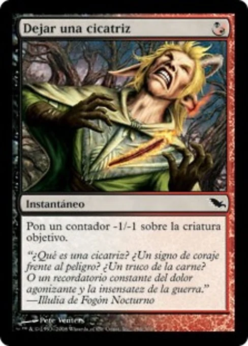 Dejar una cicatriz