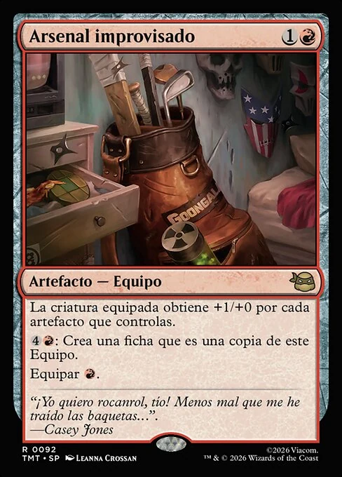 Arsenal improvisado