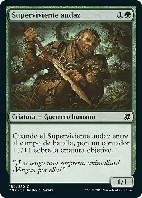 Superviviente audaz
