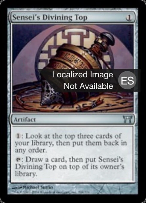 Trompo adivinador del sensei