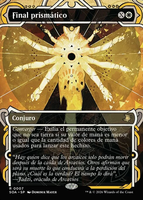 Final prismático