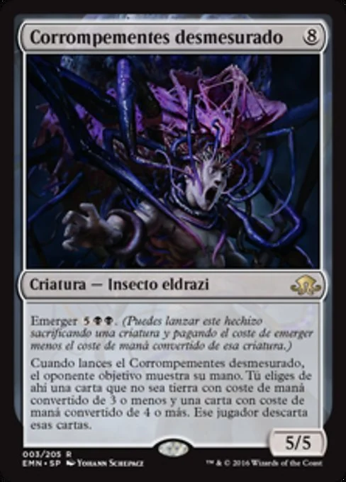 Corrompementes desmesurado