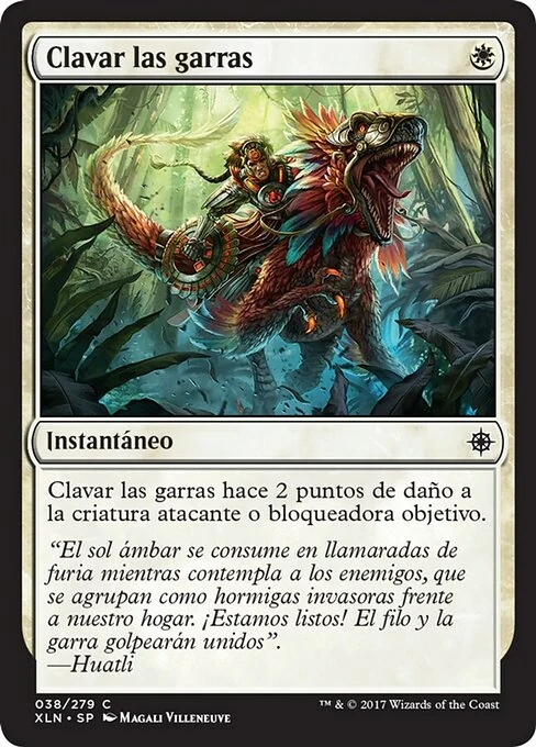 Clavar las garras