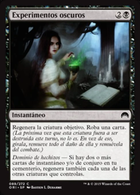 Experimentos oscuros
