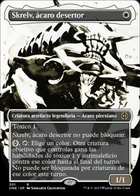 Skrelv, ácaro desertor