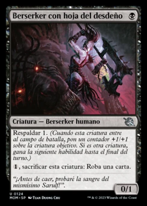 Berserker con hoja del desdeño