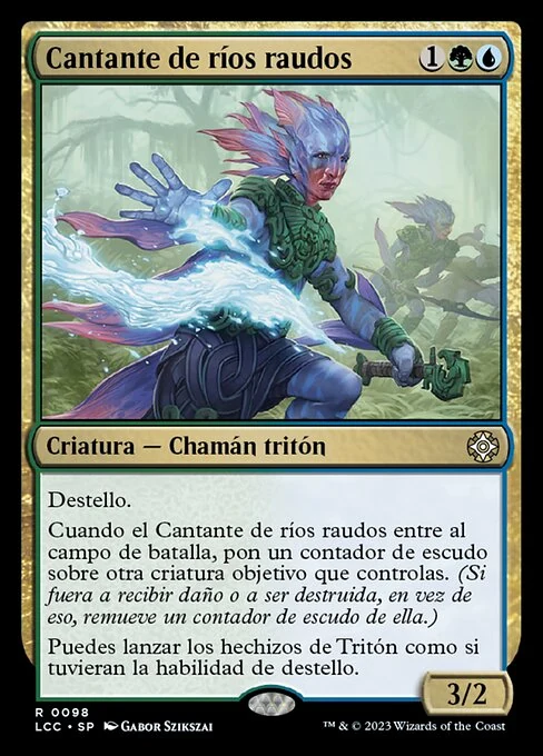 Cantante de ríos raudos