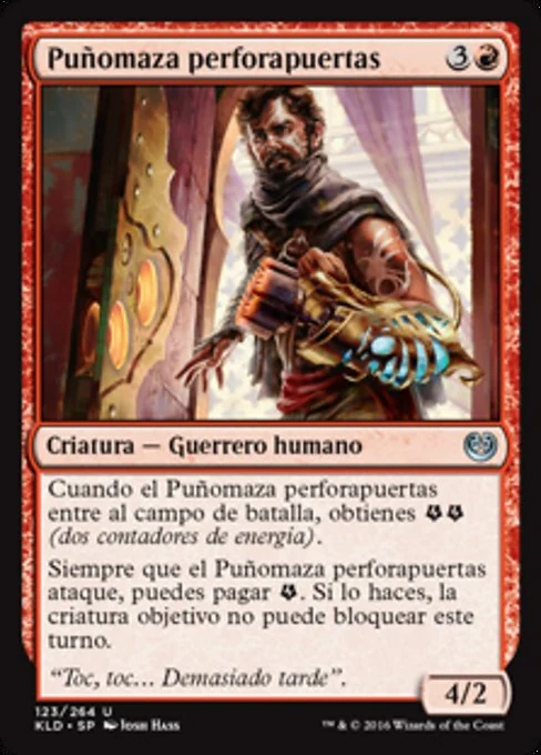 Puñomaza perforapuertas