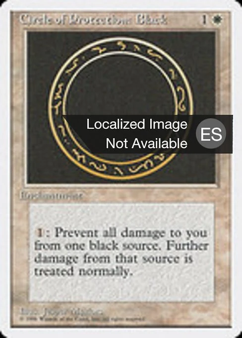 Circulo de protección: negro