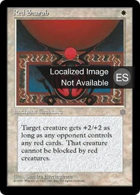 Escarabajo rojo