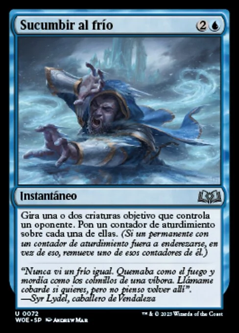 Sucumbir al frío