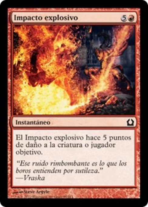 Impacto explosivo