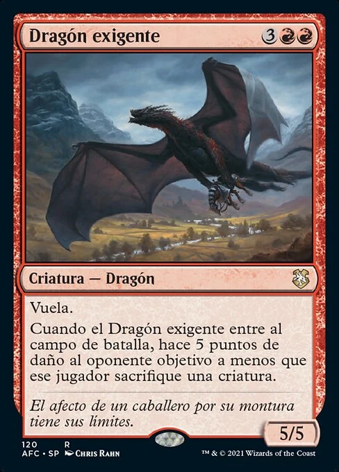 Dragón exigente