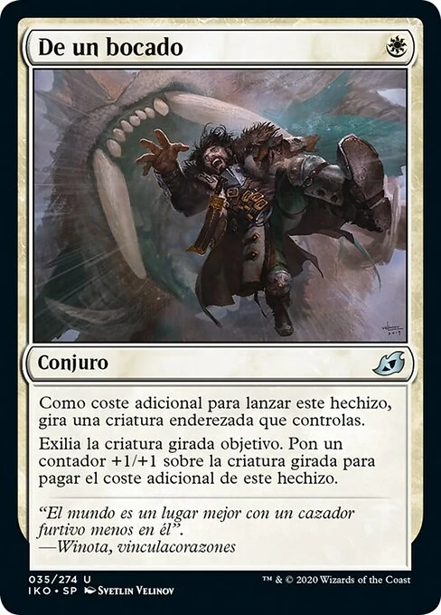 De un bocado