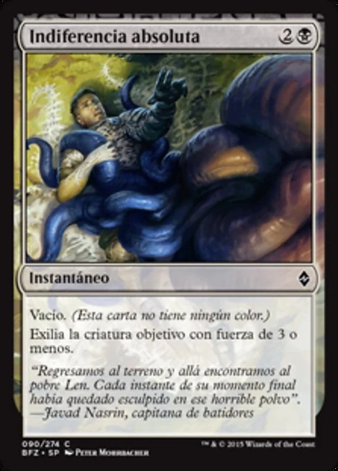 Indiferencia absoluta