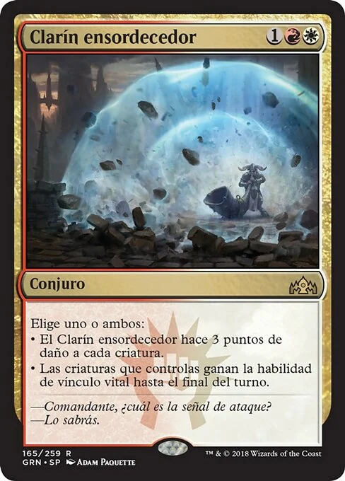 Clarín ensordecedor