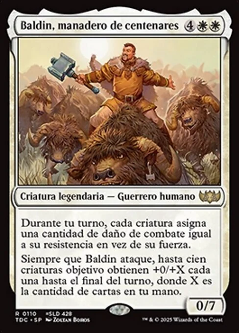 Baldin, manadero de centenares