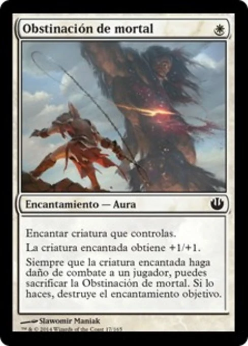Obstinación de mortal