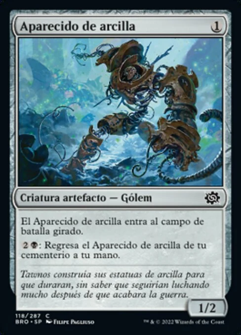 Aparecido de arcilla
