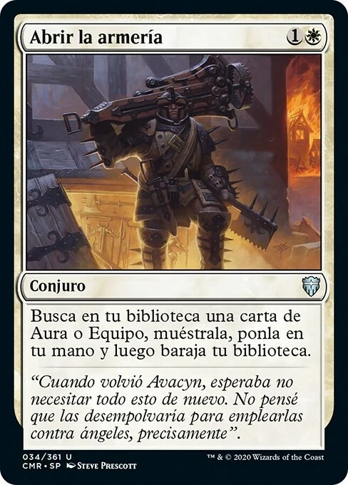 Abrir la armería