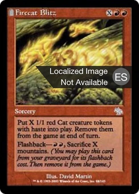 Carga de gatos de fuego