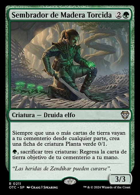 Sembrador de Madera Torcida