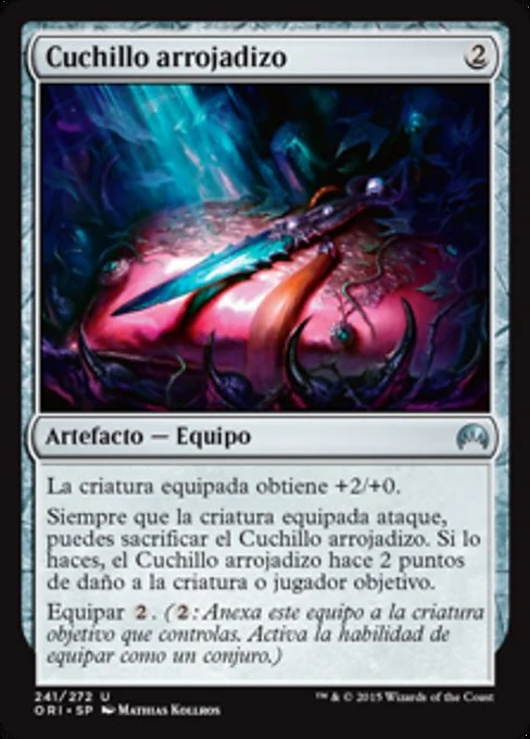 Cuchillo arrojadizo