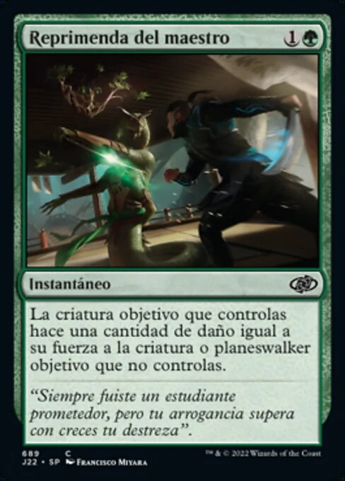 Reprimenda del maestro