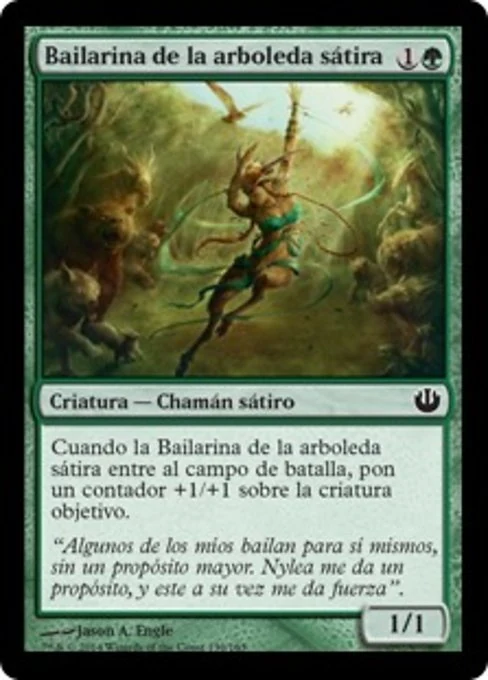Bailarina de la arboleda sátira