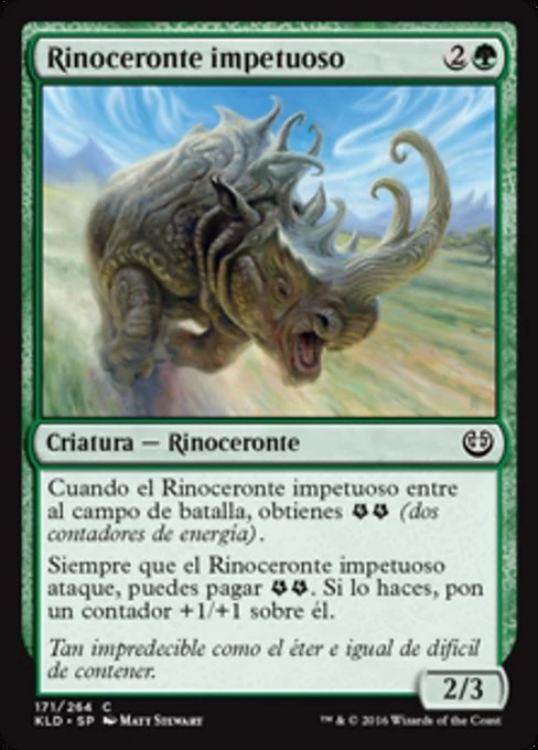 Rinoceronte impetuoso