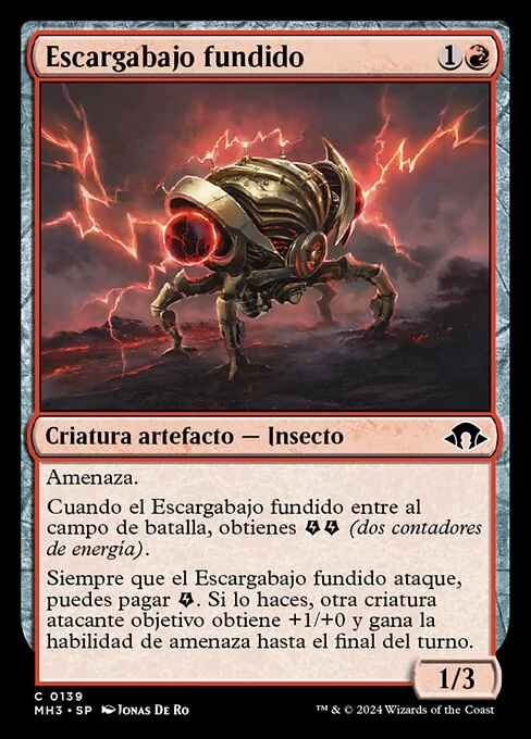 Escargabajo fundido