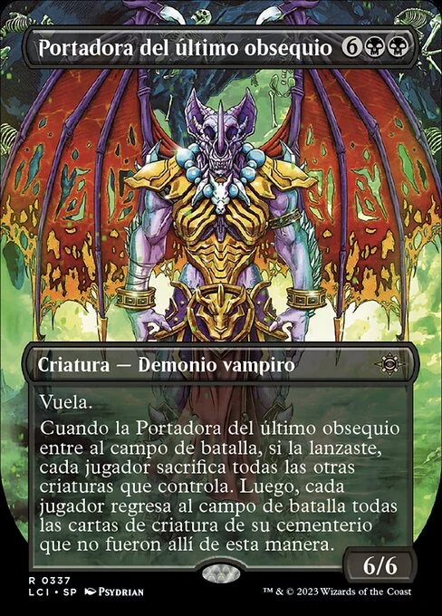 Portadora del último obsequio