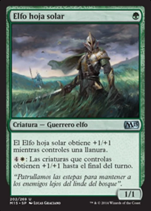 Elfo hoja solar