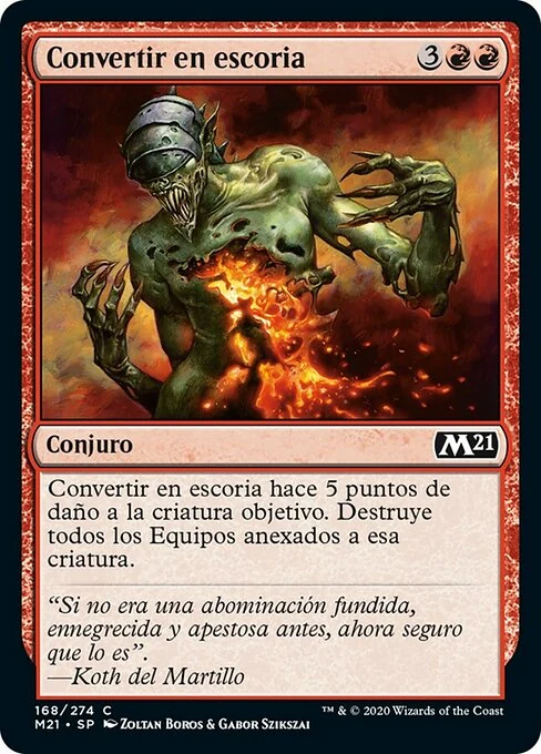 Convertir en escoria