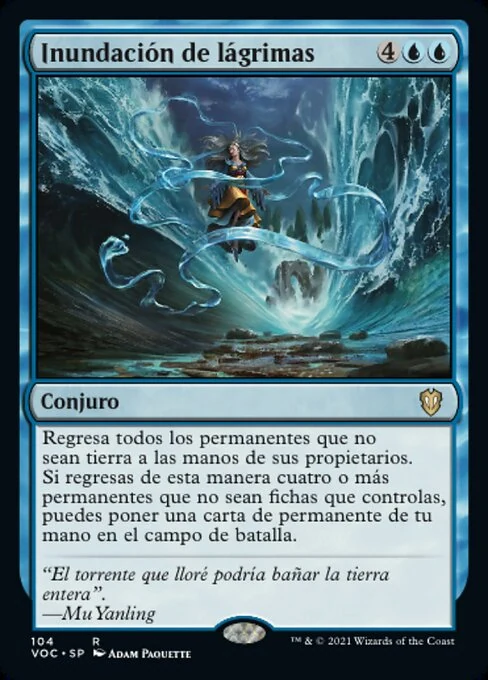 Inundación de lágrimas