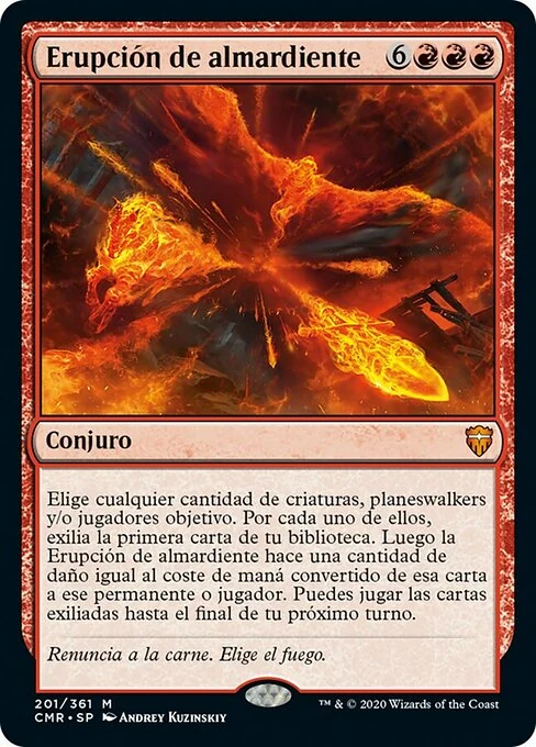 Erupción de almardiente