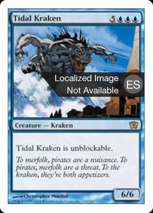 Kraken de la marea