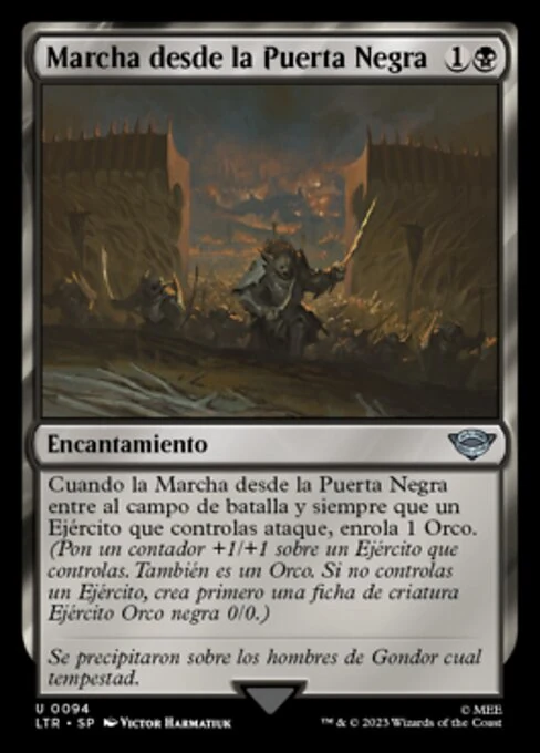 Marcha desde la Puerta Negra