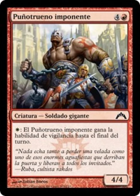 Puñotrueno imponente