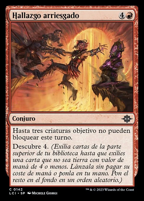 Hallazgo arriesgado