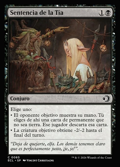 Sentencia de la Tía